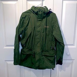 Timberland Weather-gear Jacket 1998 Vintage Outdoor Winter XS Green Utility